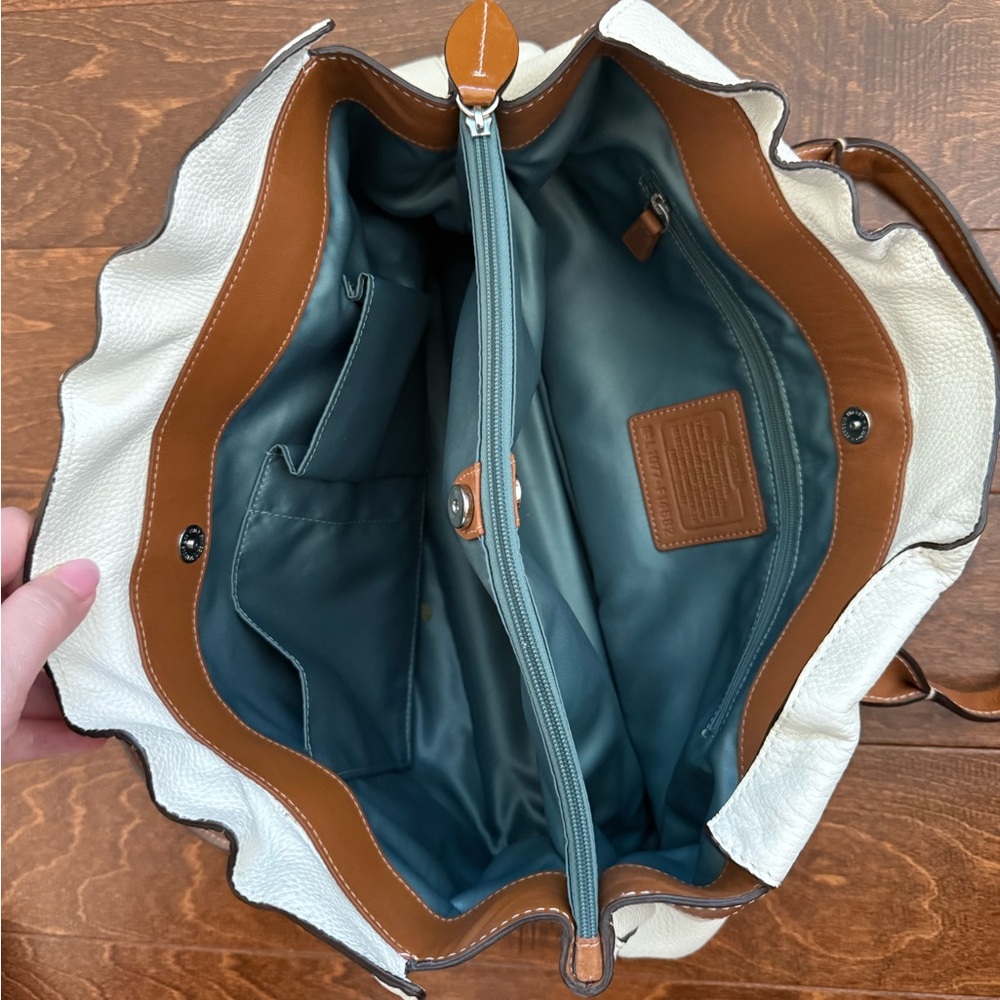 Coach Signature Legacy Leather Satchel (Style No. F14682) - Picture 3 of 9